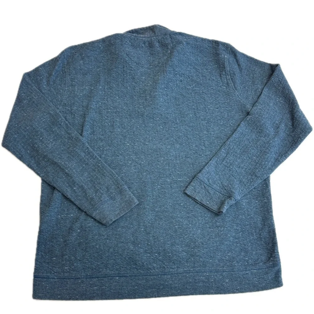 Johnnie-O Pullover Mens XL Mariner Blue Rob Quarter Zip Heathered‎ JMKO1980 Golf